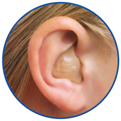 Hearing aid full shell in the ear